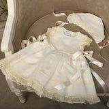 Christening Gown - Maria - Antique Cream J069