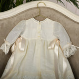 Christening Gown - Elena - Antique Cream 067c