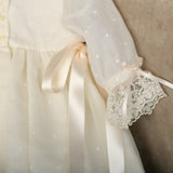 Christening Gown - Elena - Antique Cream 067c
