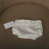 Frilly Pants White & Ivory - Christening