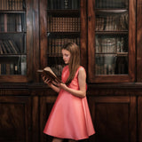 Harper - Confirmation / Occasional Wear Dress - Coral Pink