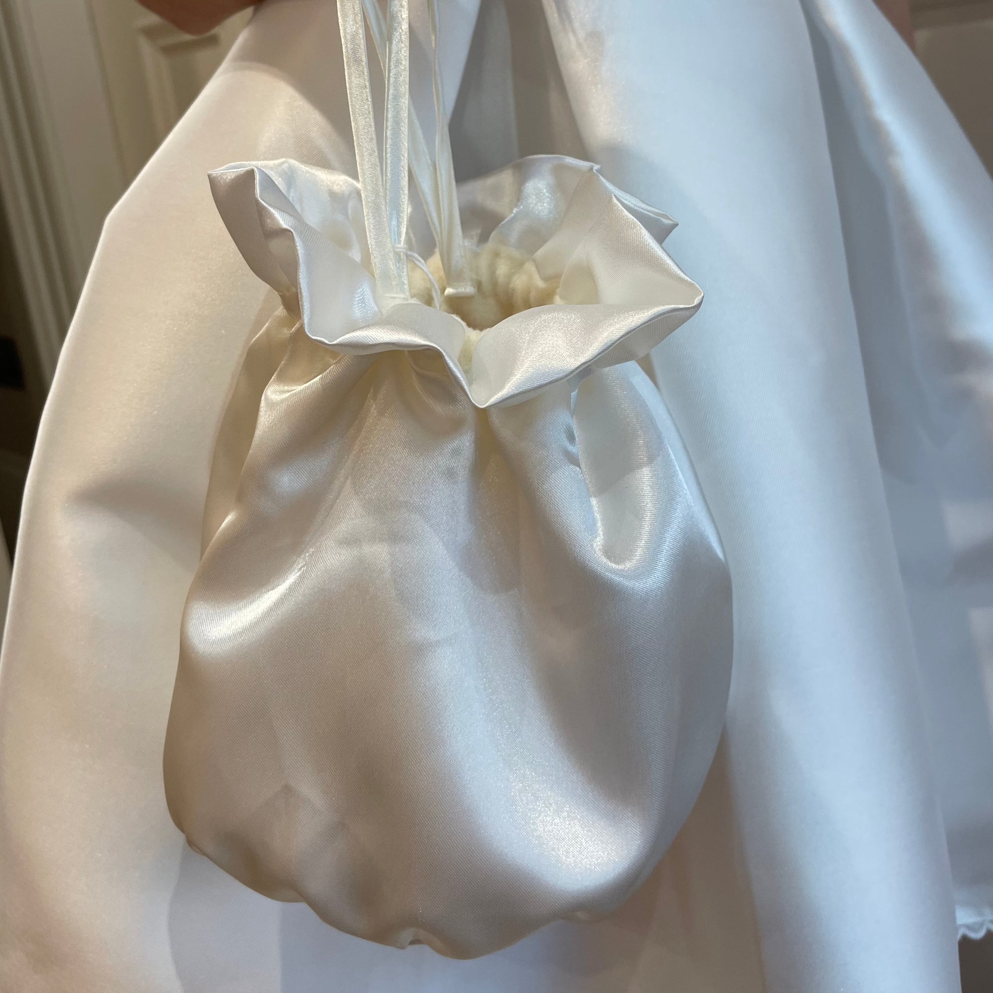 Lolly bag - White or  Ivory/Cream