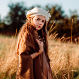 Condor Beret Hat Velvet Ribbon Bow - Variety of Colours