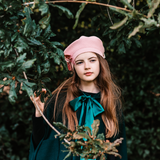 Condor Beret Hat Velvet Ribbon Bow - Variety of Colours