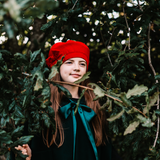 Condor Beret Hat Velvet Ribbon Bow - Variety of Colours