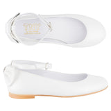 Ellie Communion Shoes - White, Off-White & Cream