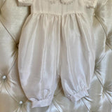 Christening Romper - Louis - Ivory