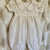 Christening Romper - Louis - Ivory
