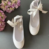 Molly Communion Shoes - Cream, White, Off-White & Gold