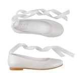 Molly Communion Shoes - Cream, White, Off-White & Gold