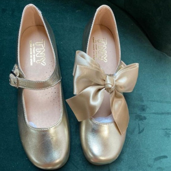 Florence Mary-Jane Shoes - Champagne