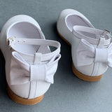 Ellie Communion Shoes - White, Off-White & Cream