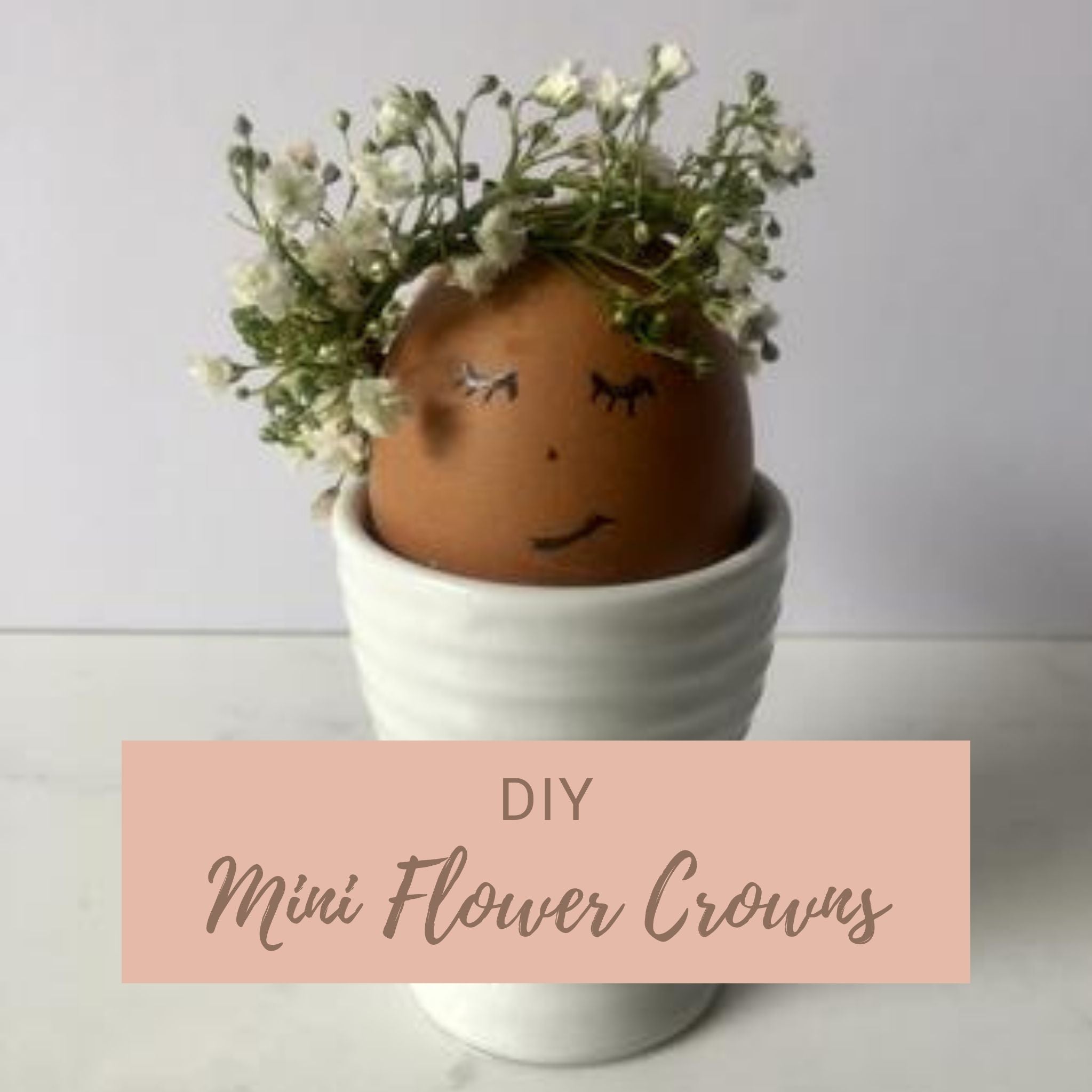 Mini Flower Crowns for Easter - Darcybow DIY!