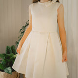 Lillian - Confirmation / Occasional Wear Dress - Cream