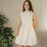 Lillian - Confirmation / Occasional Wear Dress - Cream