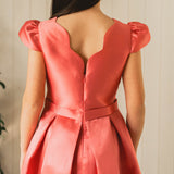 Coraline - Confirmation / Occasional Wear Dress - Coral Pink