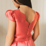 Coraline - Confirmation / Occasional Wear Dress - Coral Pink