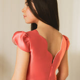 Coraline - Confirmation / Occasional Wear Dress - Coral Pink