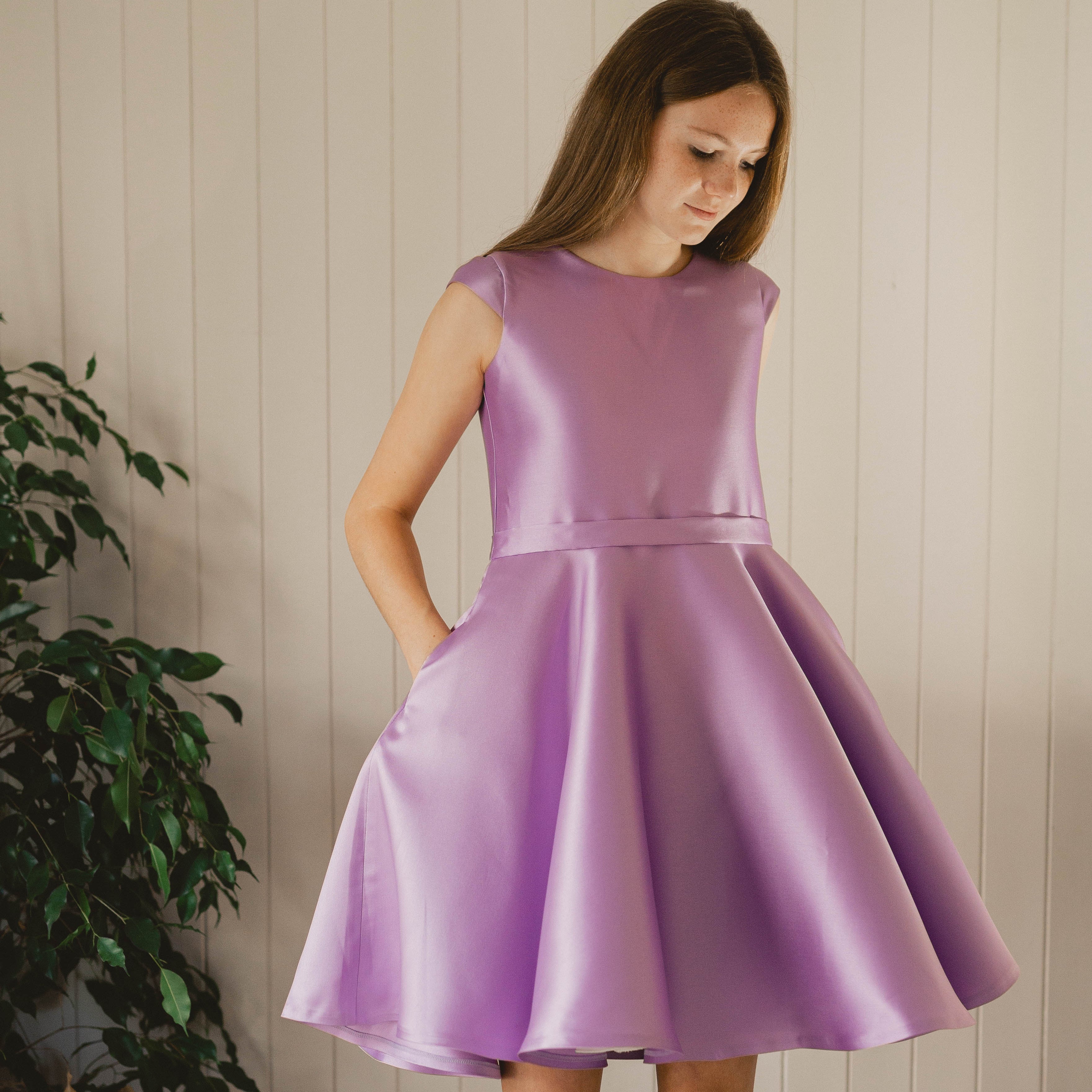 purple confirmation dresses Confirmation Dresses