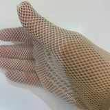 Communion Plumeti Gloves - Warm Cream