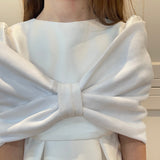 Communion Wrap - White & Ivory/Cream