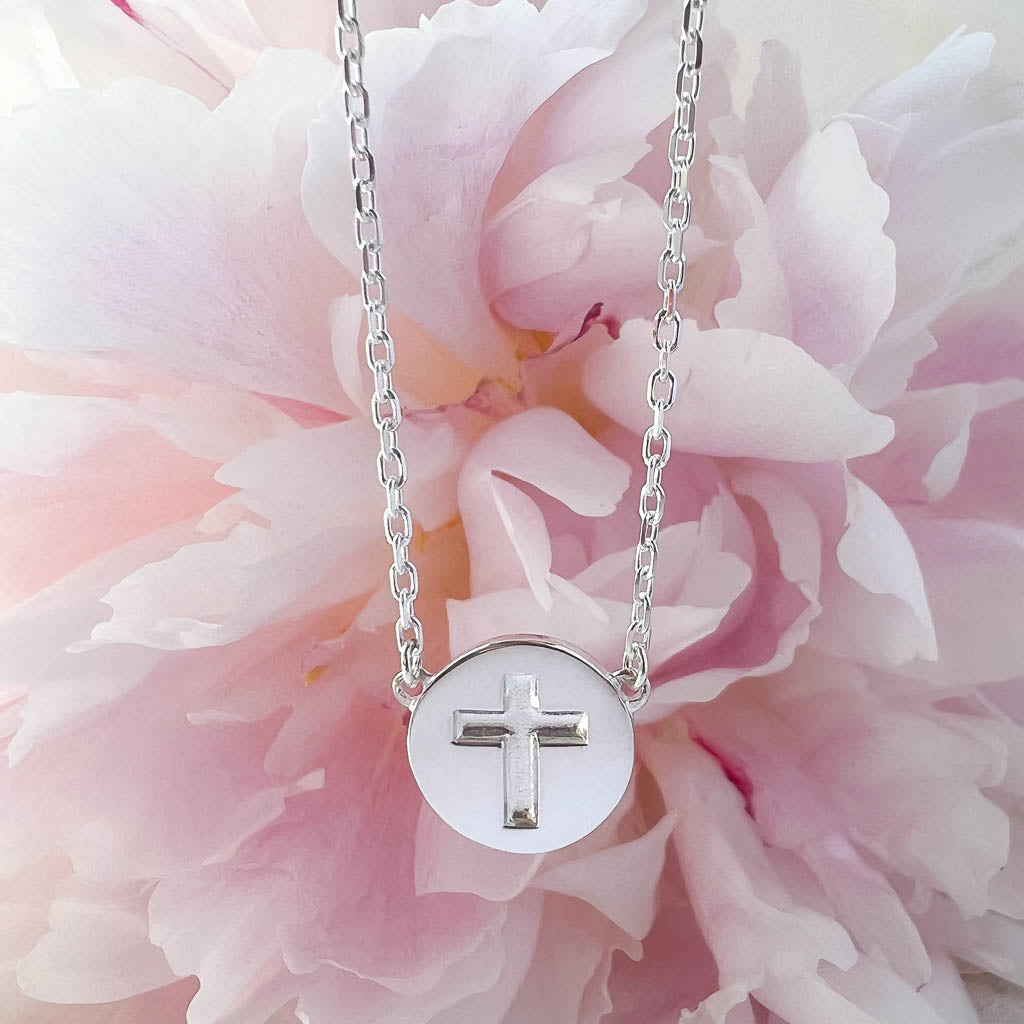 Cross Necklace - Silver - Liwu Jewellery