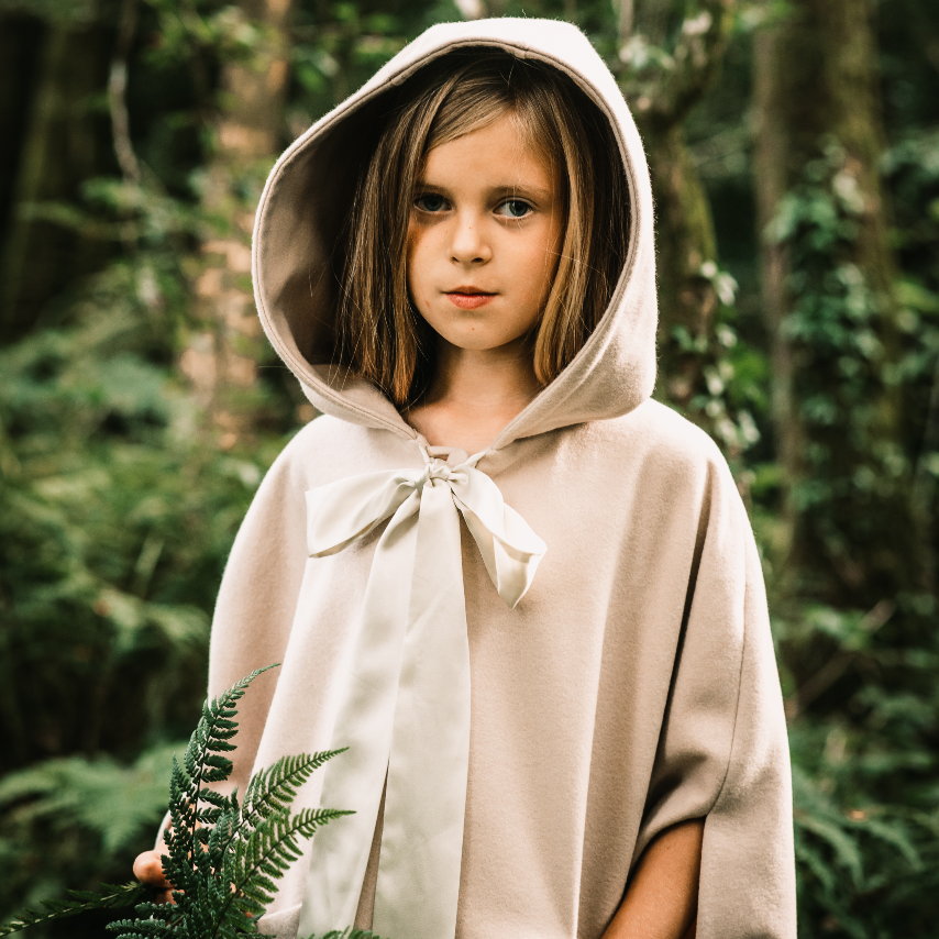 Girls sales dress cape