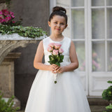 Sophie Bolero Jacket - Ivory & White