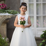 Sophie Bolero Jacket - Ivory & White