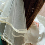 Veil Satin Trim - Ivory