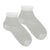 Ceremony Ankle Sock with Plumetti Frill Detail - White & Ivory