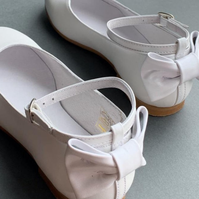 Ellie Communion Shoes - White, Ivory & Cream